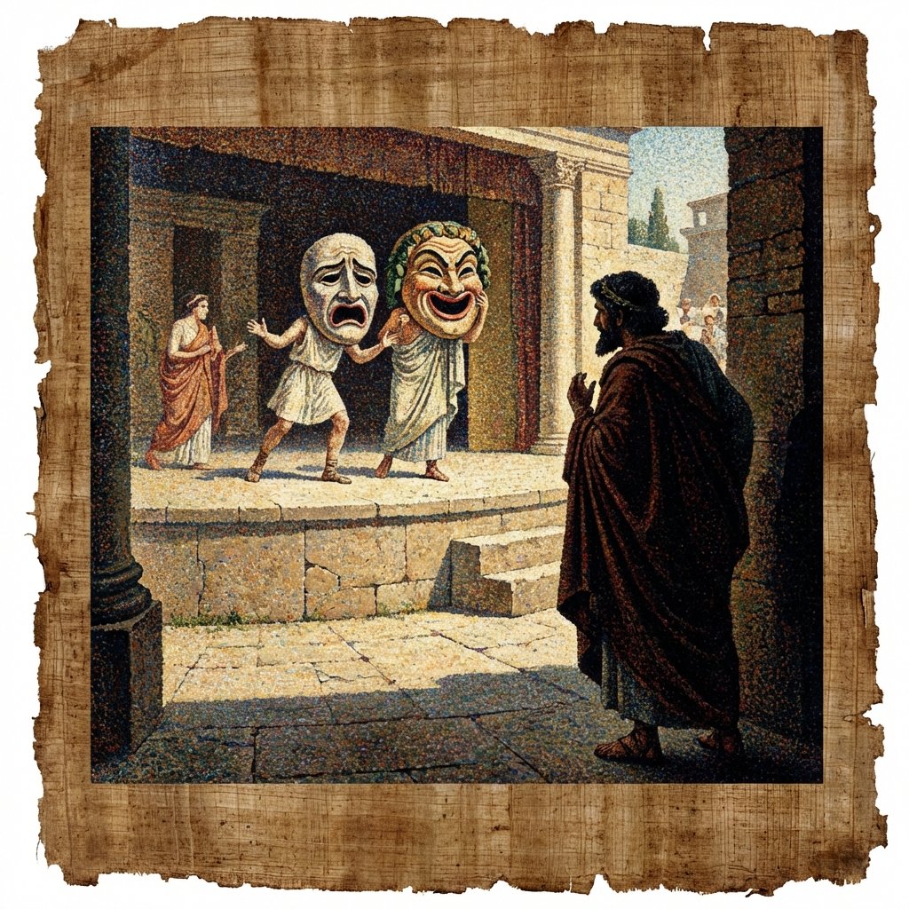 Epicteto somos atores em uma peça: O Papel de uma Vida Cover